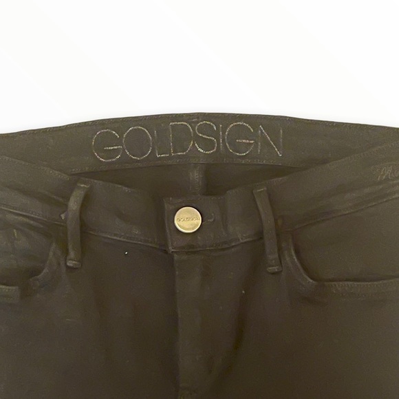 Goldsign Marcie Crop Skinny Ankle Zipper Jeans - Picture 5 of 16